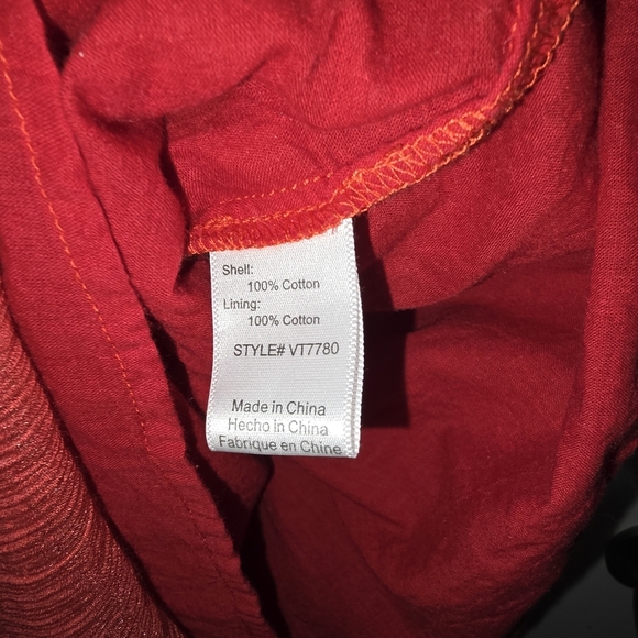 VaVa by Joy Han: Women's Coral Red Big Fringe DRESS Large - Picture 5 of 5